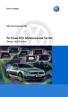 VW - SSP 546 The Passat 2015 Infotainment 